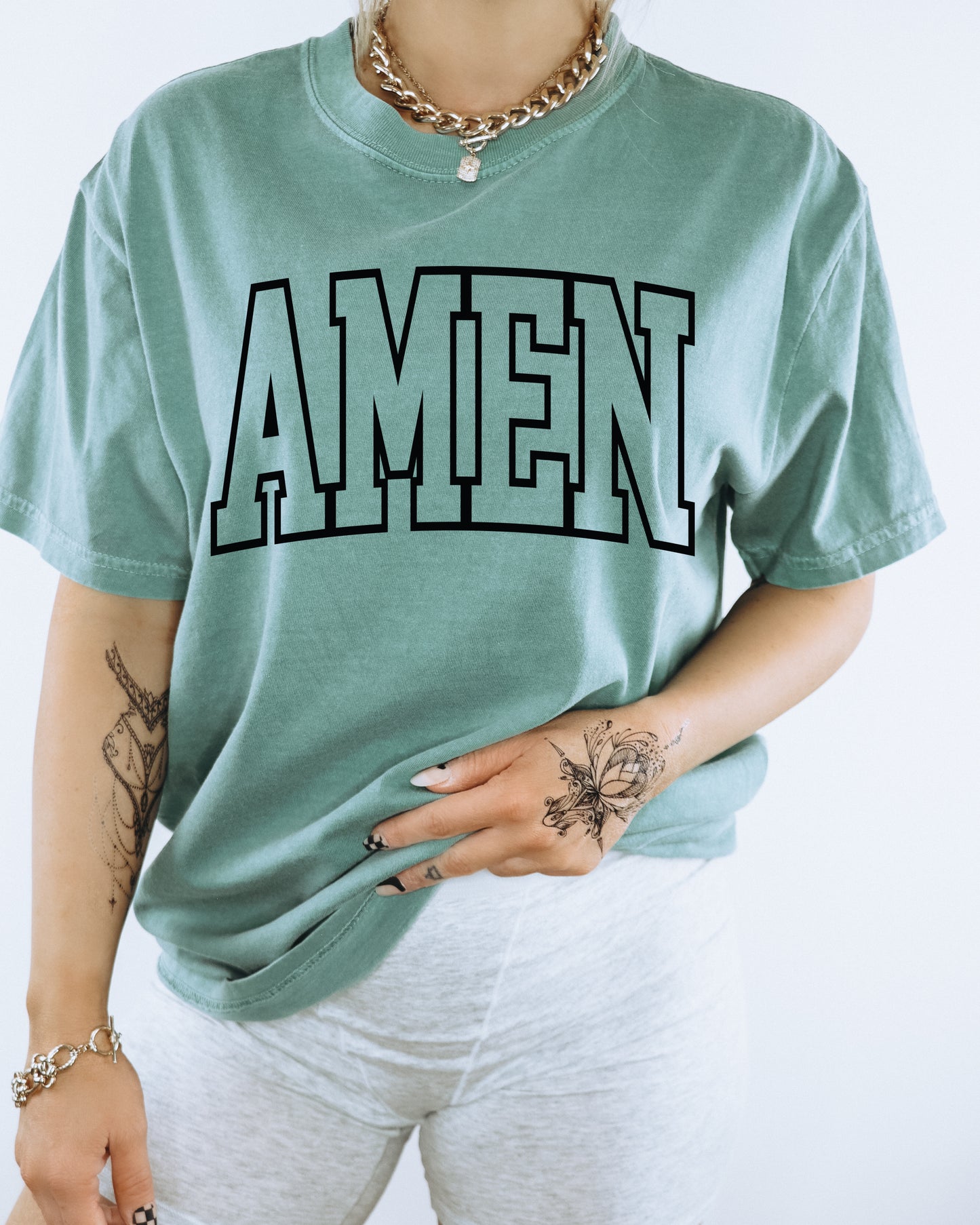 Amen Screen Print Transfer