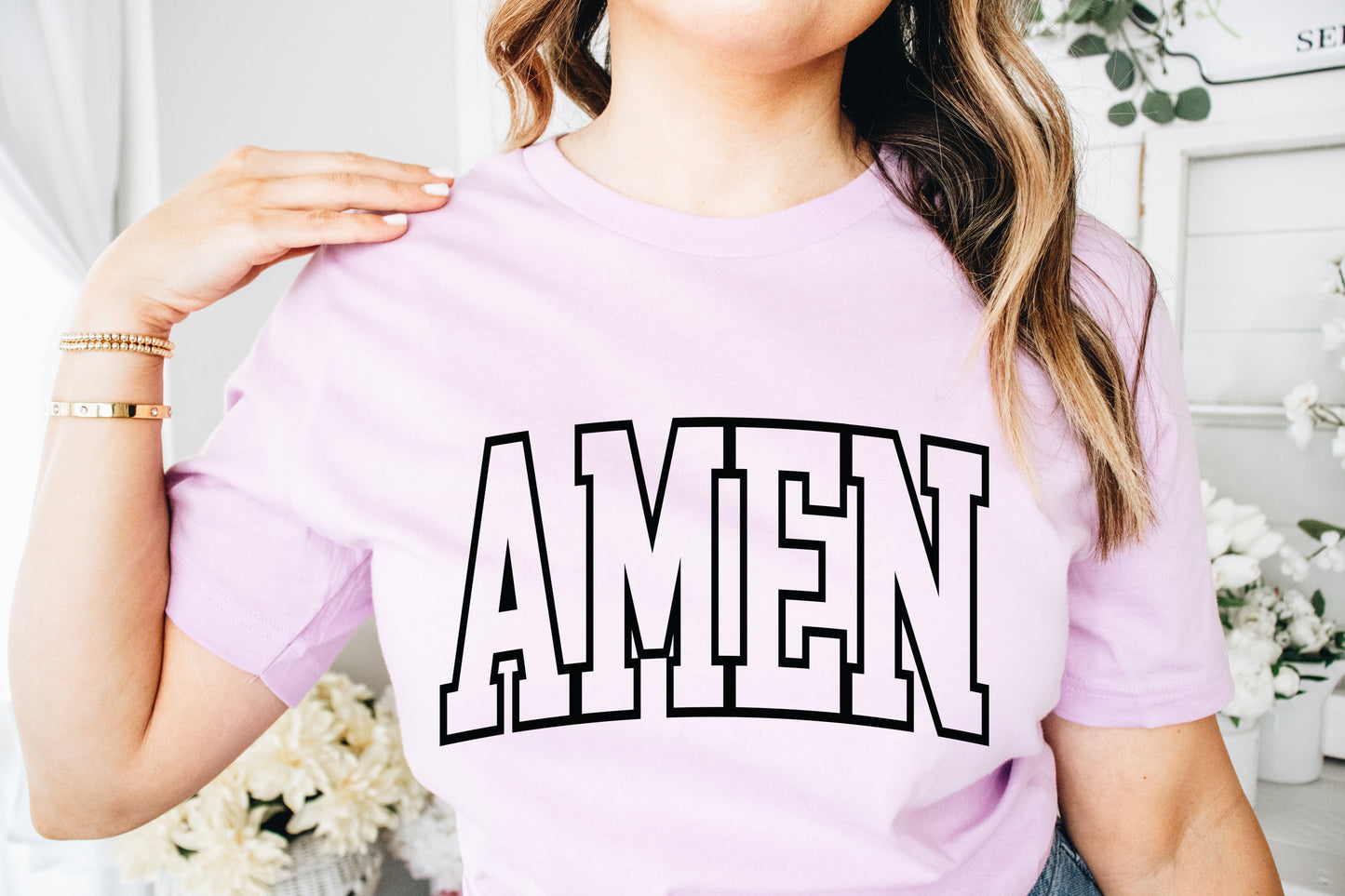 Amen Screen Print Transfer