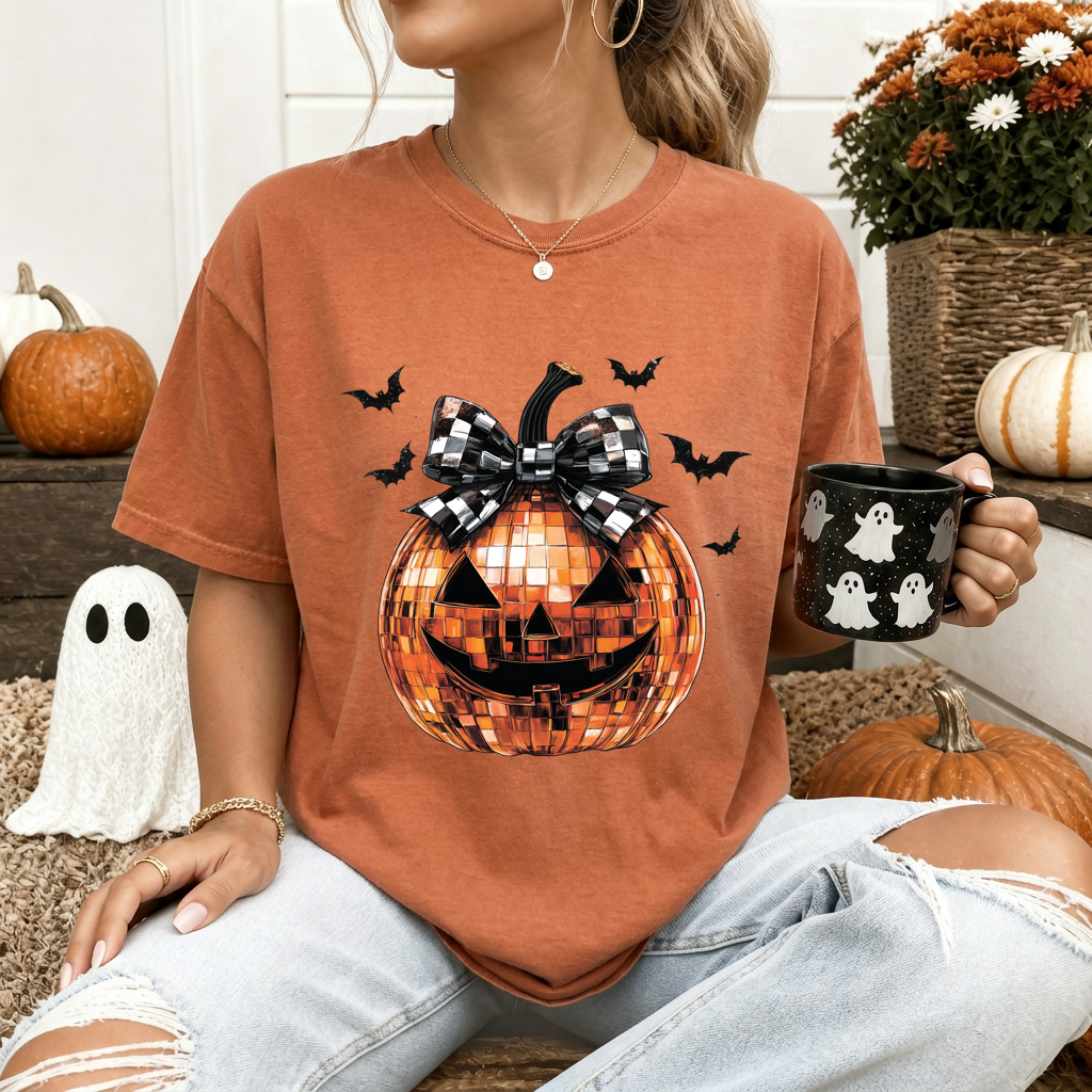 Disco Pumpkin Fall - Yam T-Shirt