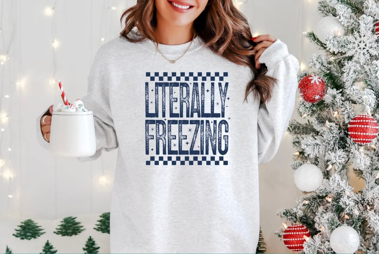 Literally Freezing Screen Print Transfer