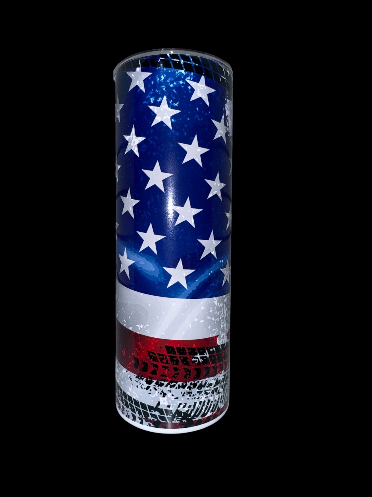 Racing/American Flag 20oz Skinny Tumbler