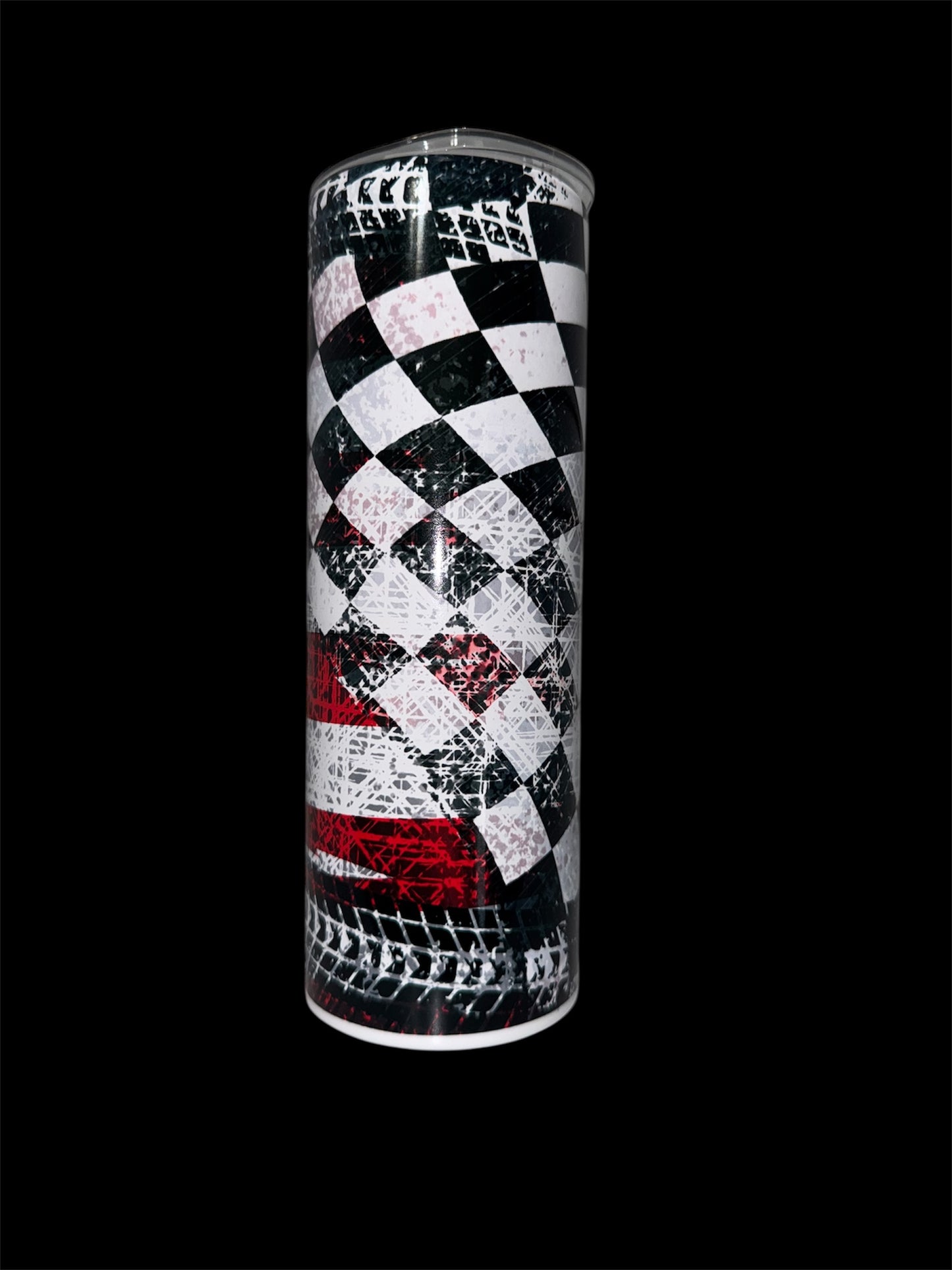 Racing/American Flag 20oz Skinny Tumbler