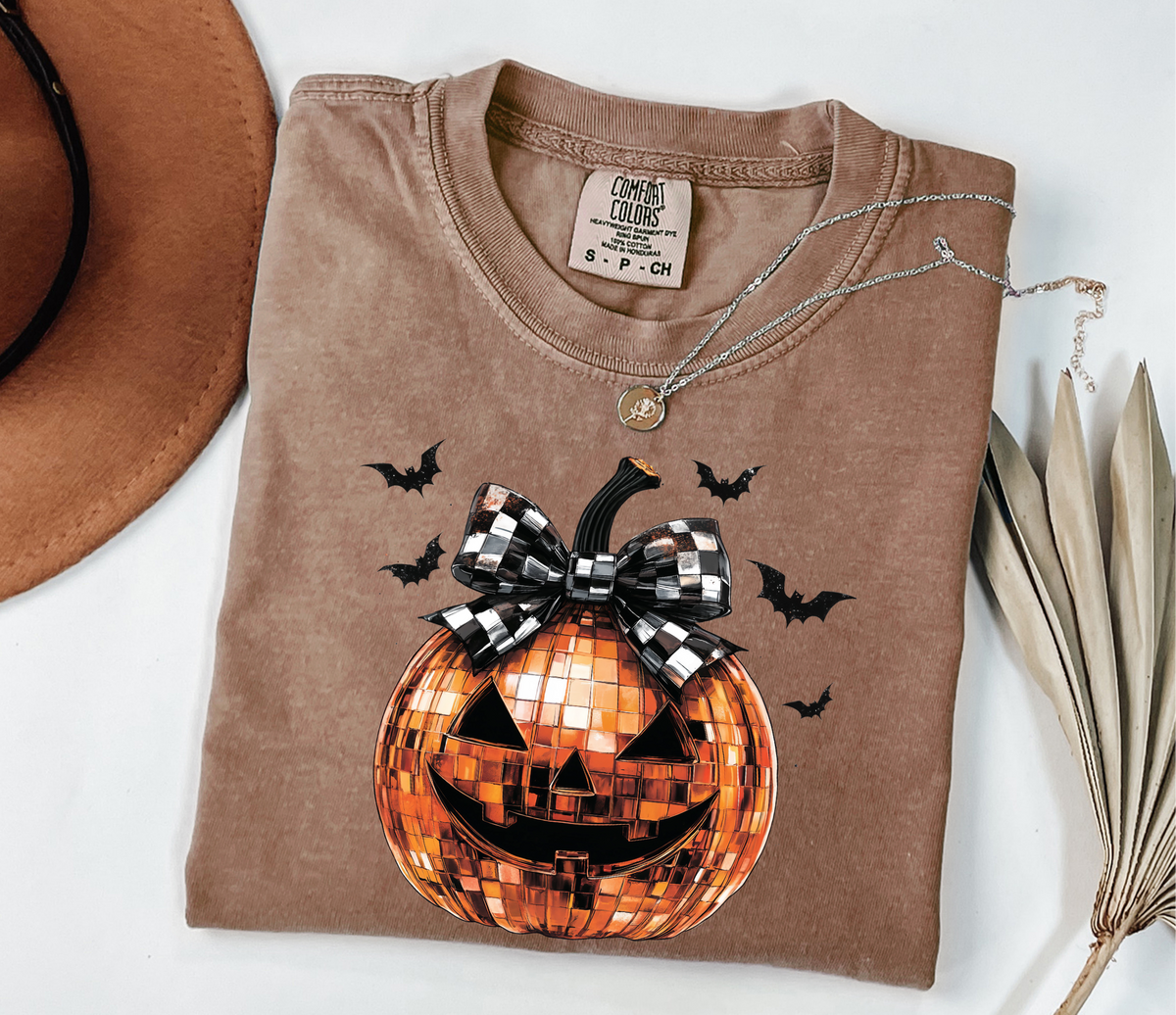 Disco Pumpkin Fall - Espresso T-Shirt