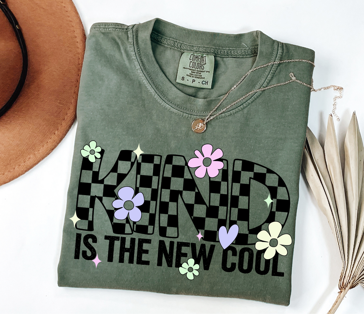 Kind is the New Cool - Sage T-Shirt