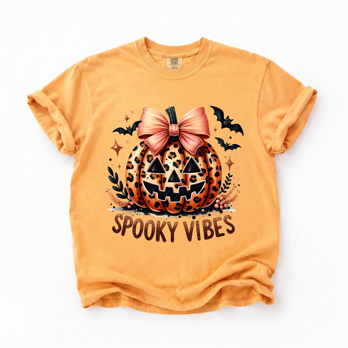 Spooky Vibes Pumpkin - Citrus T-Shirt