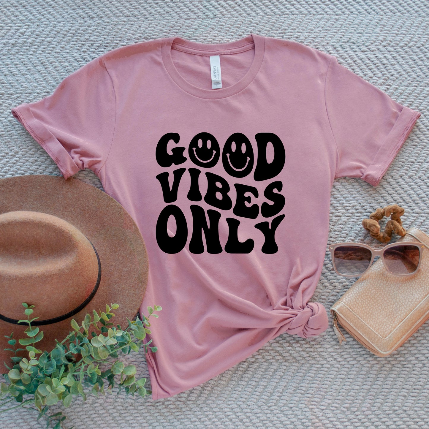 Good Vibes Only Screen Print Transfer