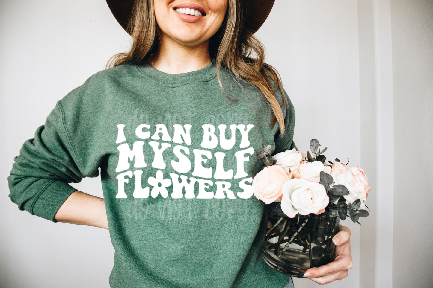 I Can Buy Myself Flowers Screen Print Transfer