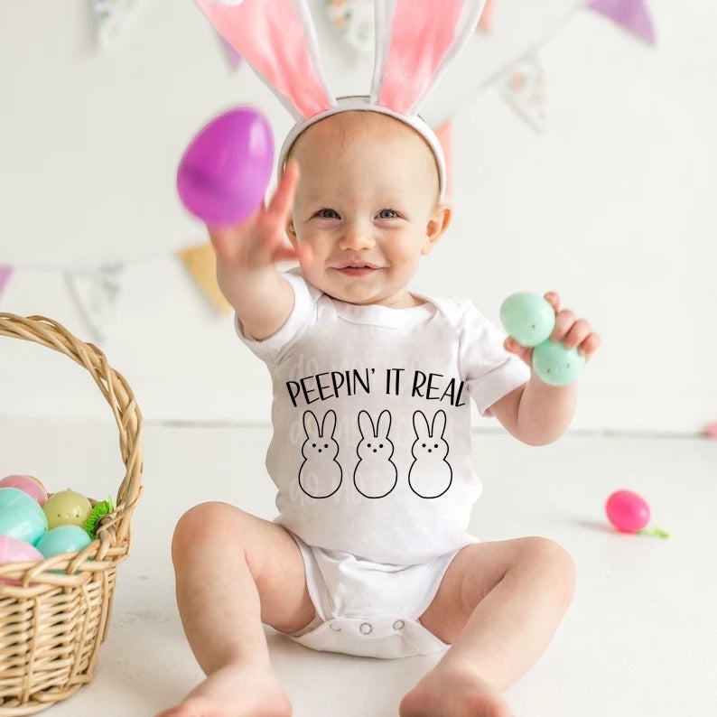 Peepin' It Real Peeps Youth Screen Print Transfer