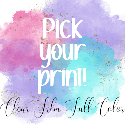 Pick your Print for Build a Tee: FULL COLOR