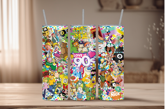 90s Baby Sublimation Tumbler Print