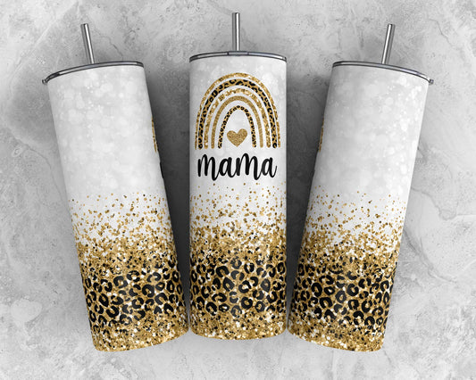 Boho Mama Rainbow Sublimation Tumbler Print