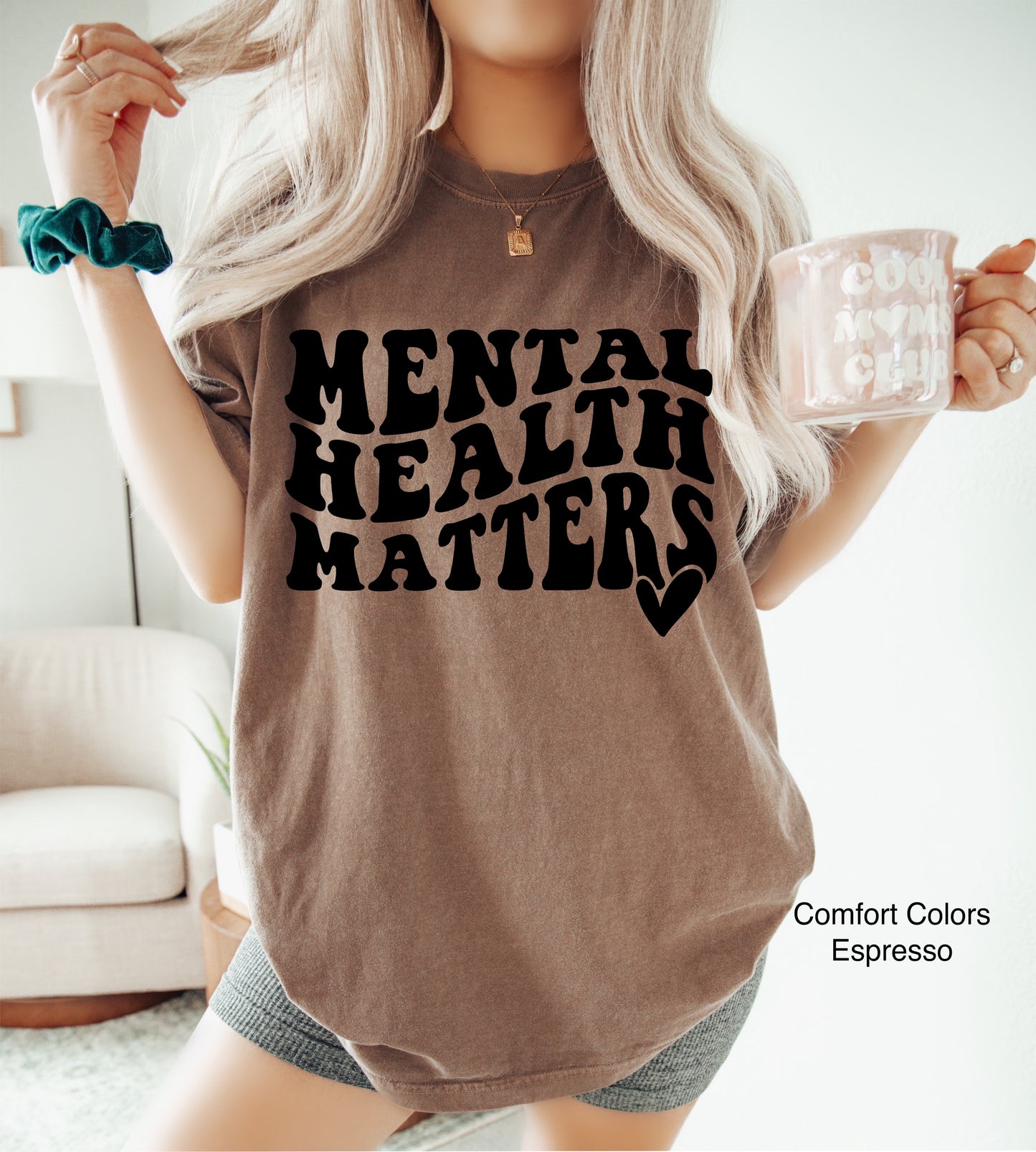Mental Health Matters - Espresso T-Shirt