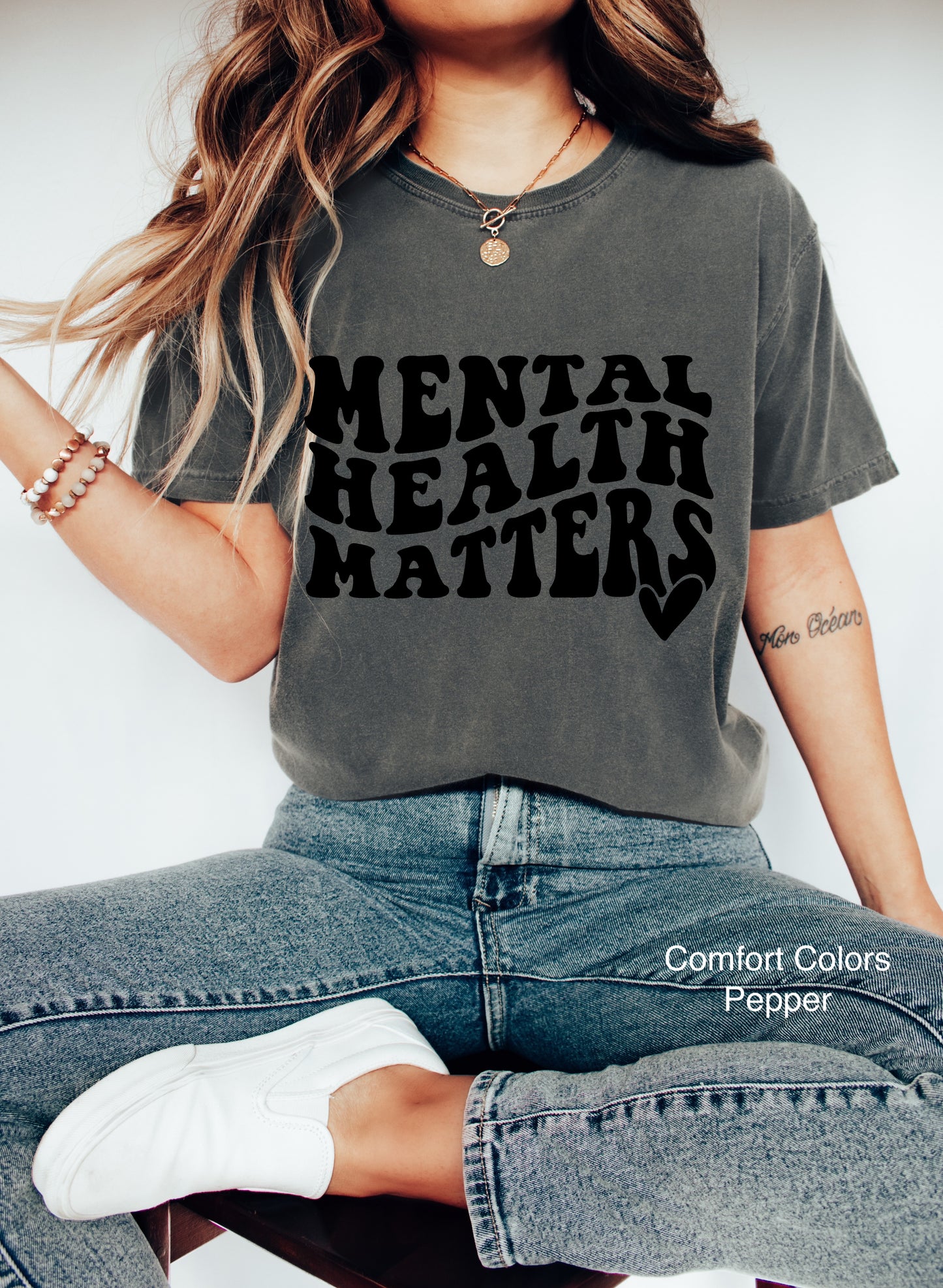 Mental Health Matters - Pepper T-Shirt