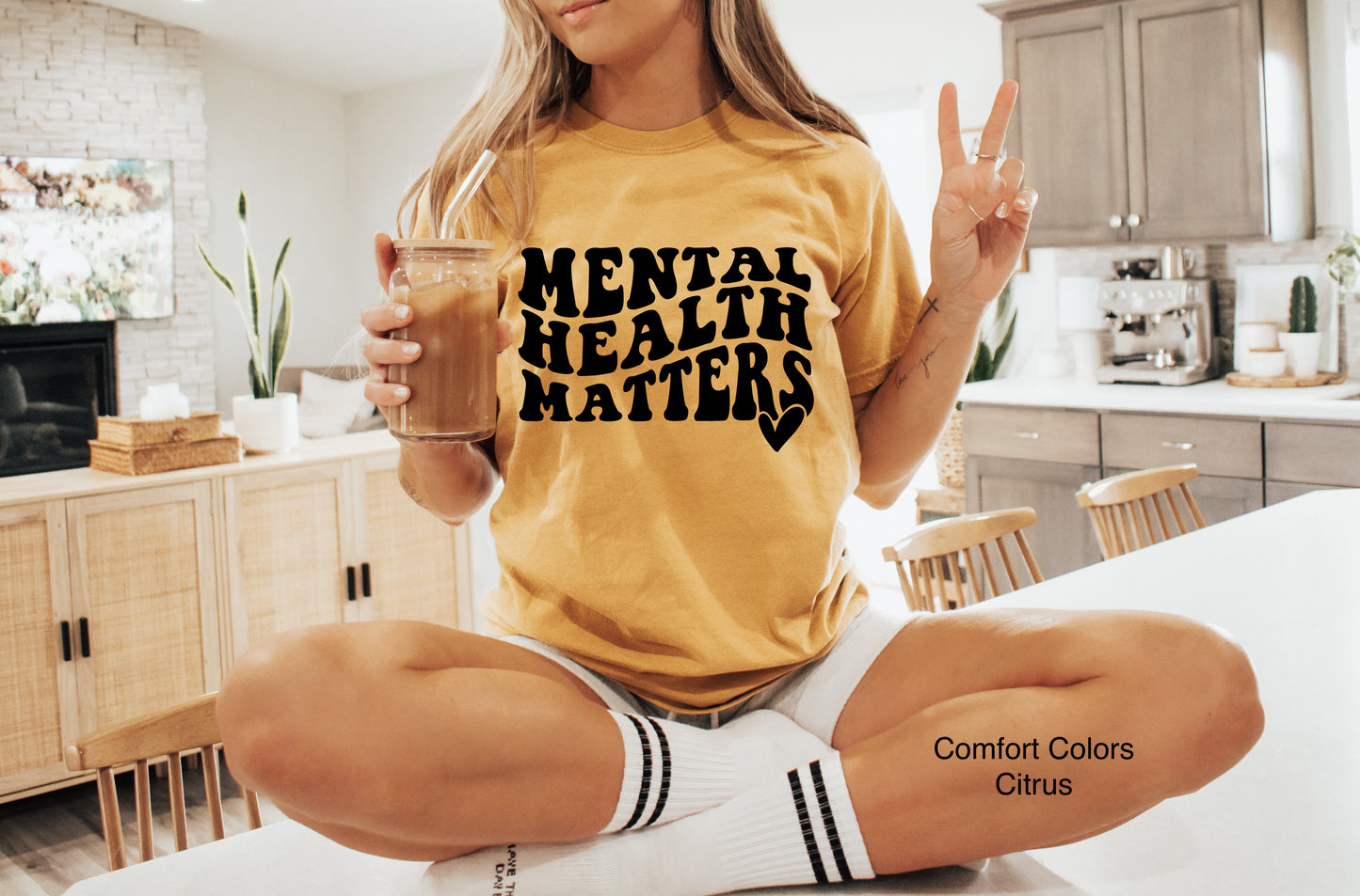 Mental Health Matters - Citrus T-Shirt