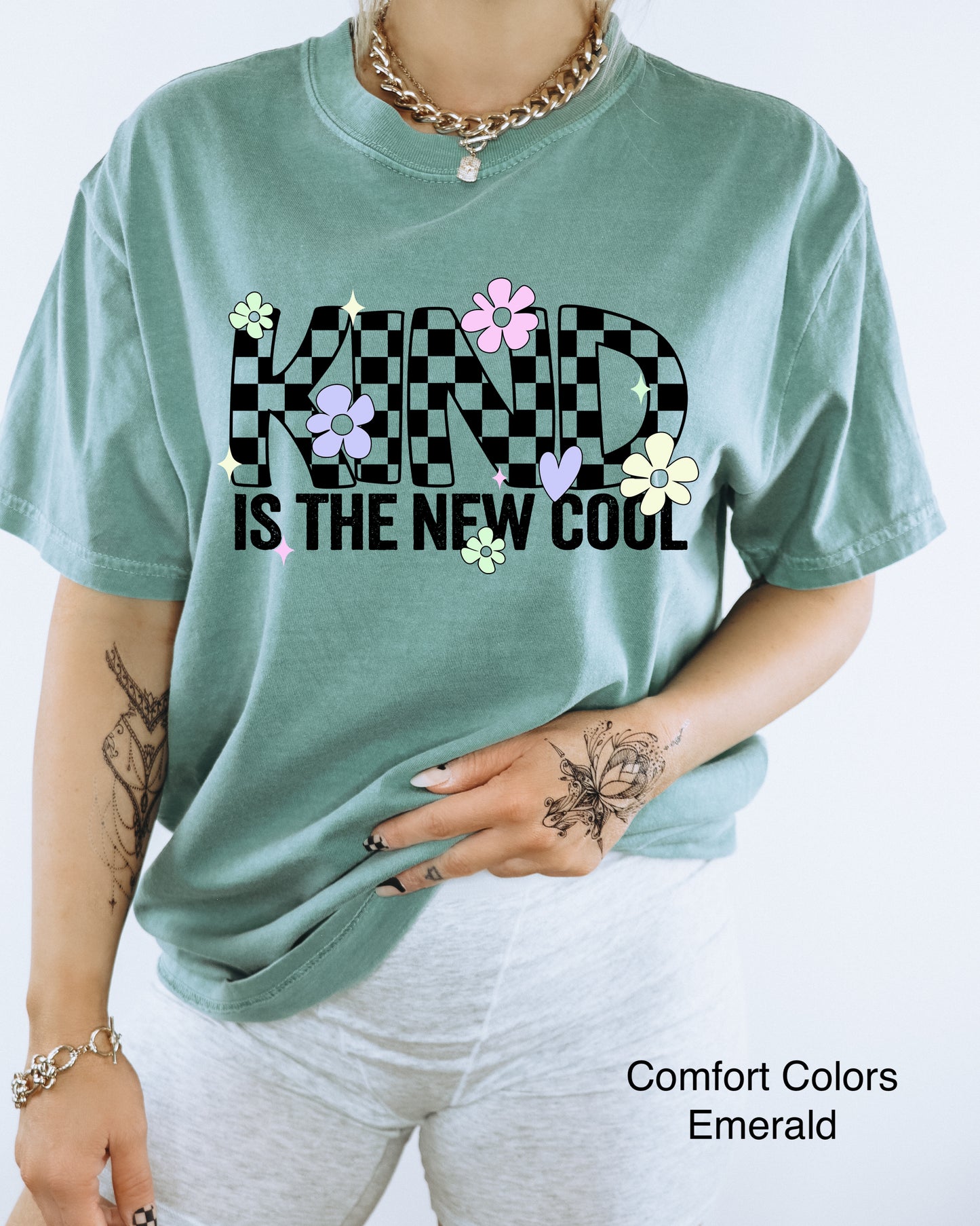 Kind is the New Cool - Emerald T-Shirt
