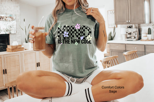 Kind is the New Cool - Sage T-Shirt