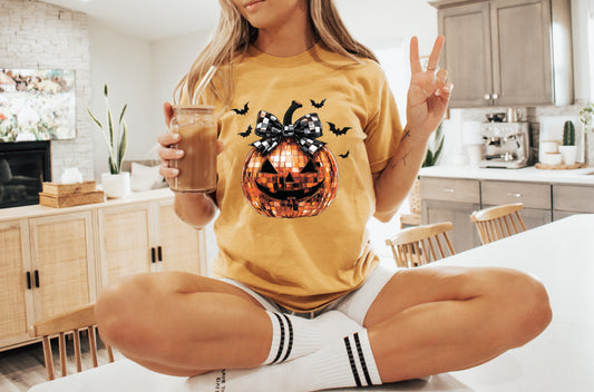 Disco Pumpkin Fall - Citrus T-Shirt