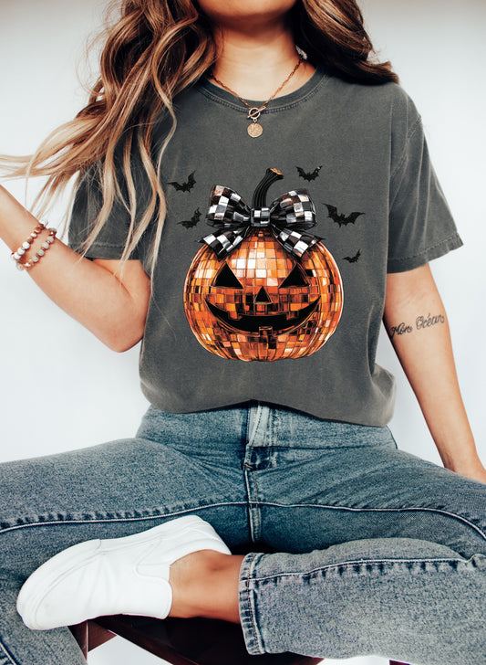 Disco Pumpkin Fall - Pepper T-Shirt