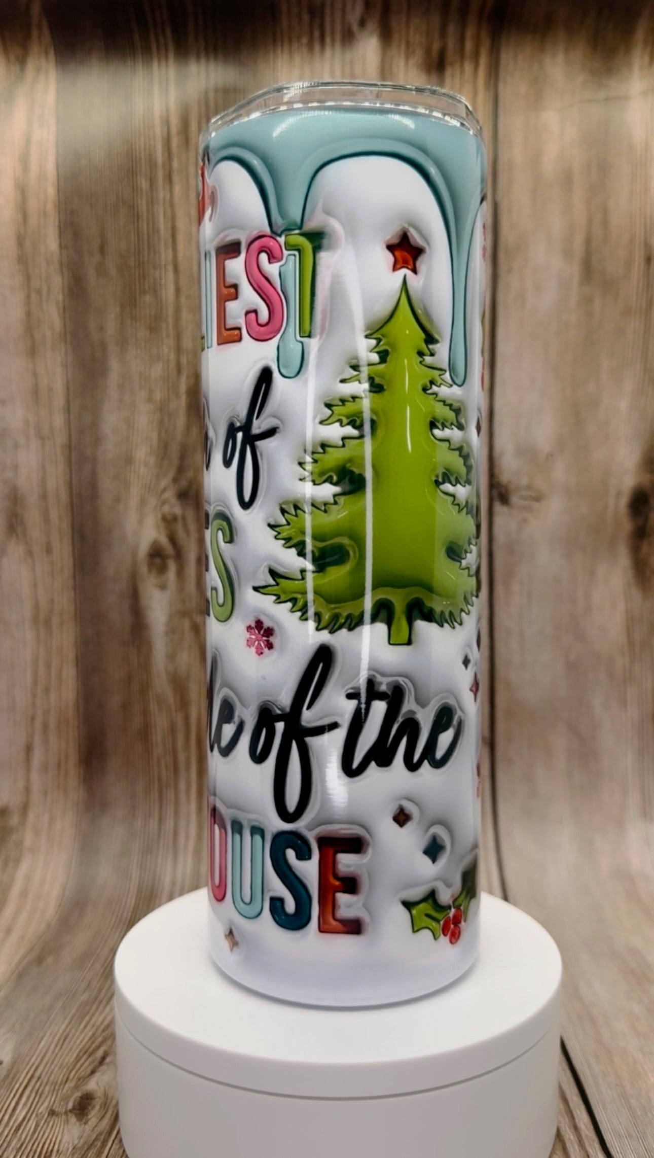 3D Jolliest Bunch of A**holes This Side of The Nuthouse 20oz Skinny Tumbler
