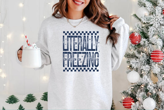 Literally Freezing Screen Print Transfer