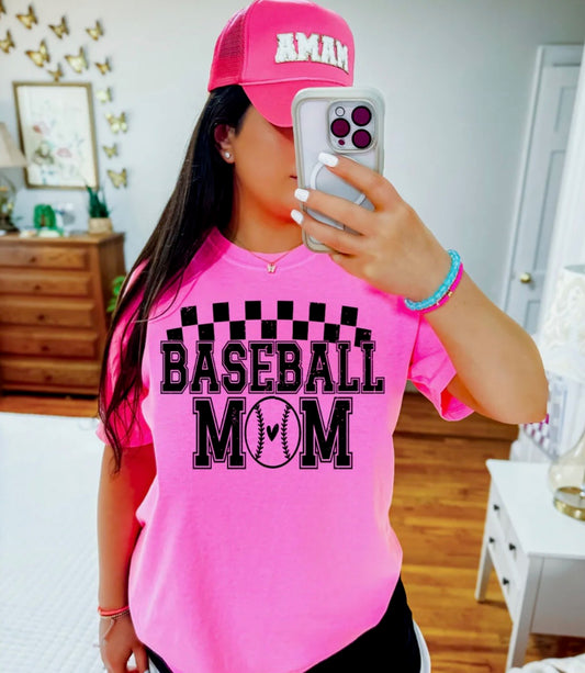 Baseball Mom Screen Print Transfer