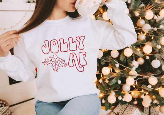 Jolly AF (Red) Screen Print Transfer