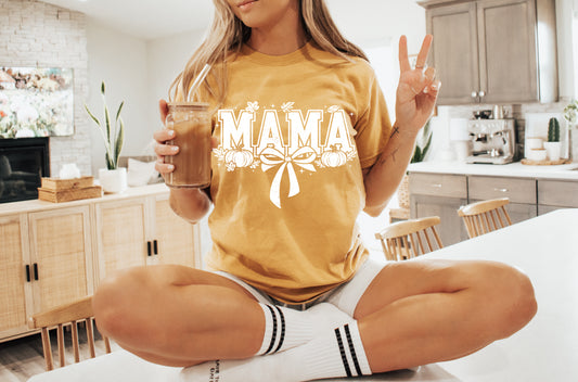 Mama w/ Pumpkins - Citrus T-Shirt