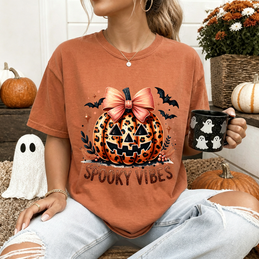 Spooky Vibes Pumpkin - Yam T-Shirt