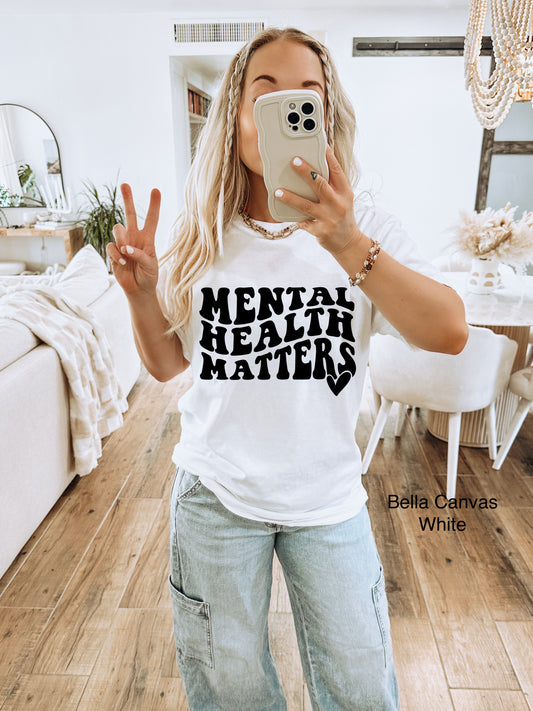 Mental Health Matters - White T-Shirt