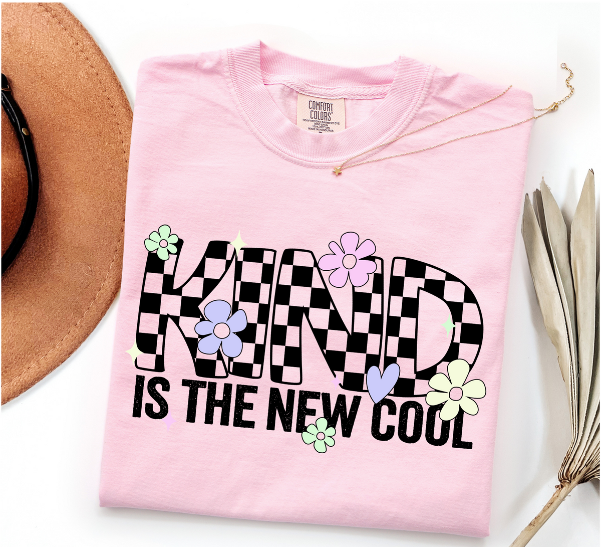Kind is the New Cool - Light Pink T-Shirt