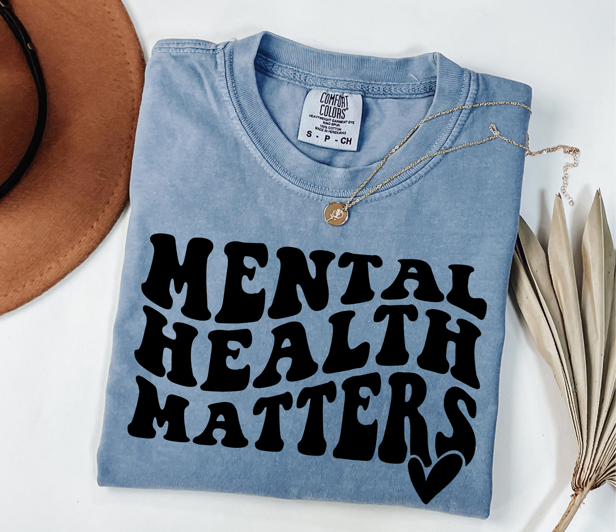 Mental Health Matters - Mystic Blue T-Shirt