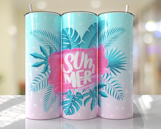 Summer Sublimation Tumbler Print