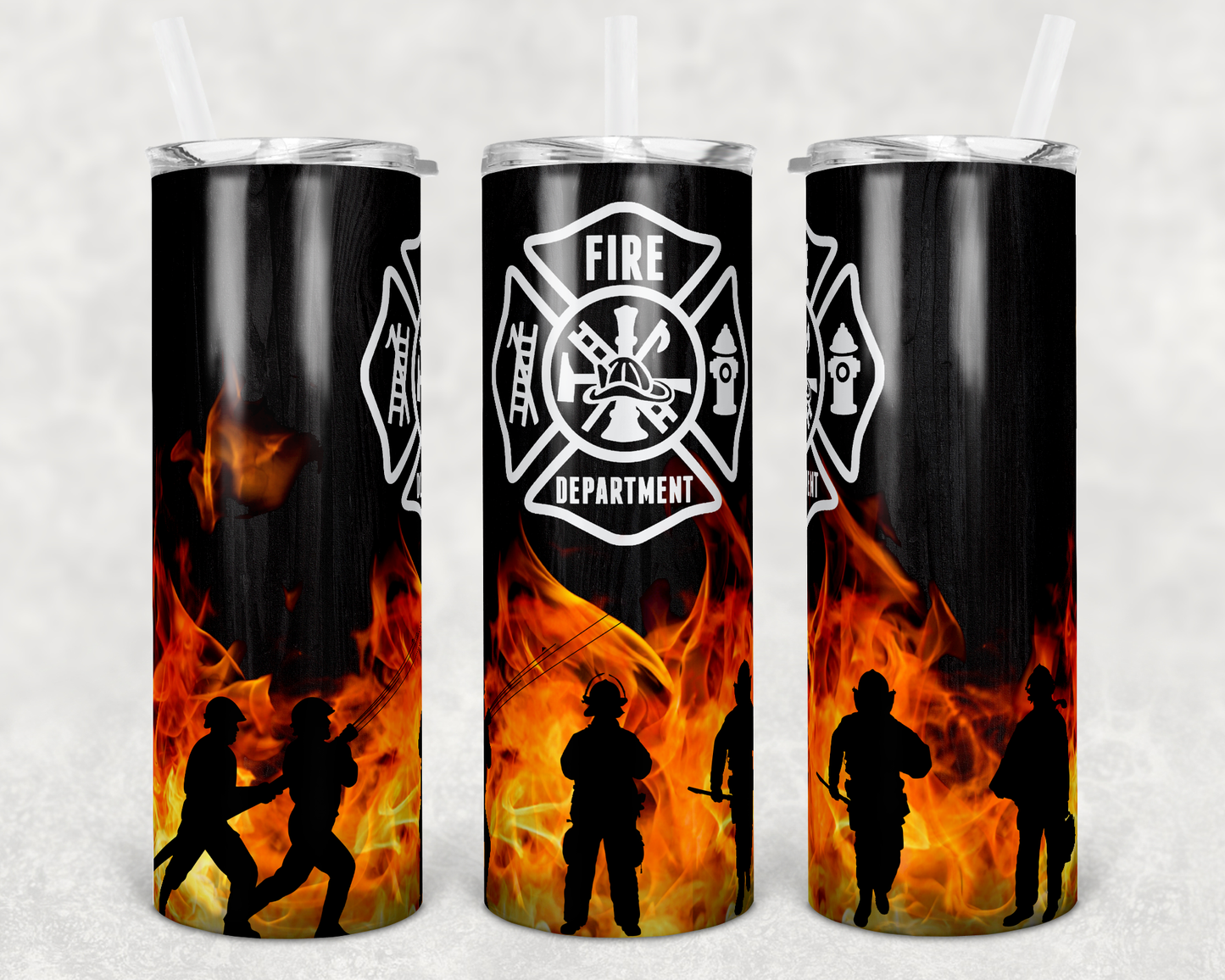 Fireman, Firefighter Sublimation Tumbler Print
